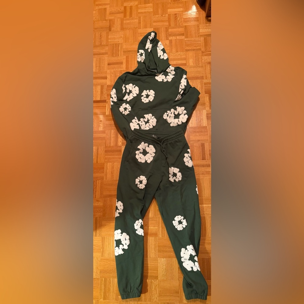 Denim Tears Green Jumpsuit